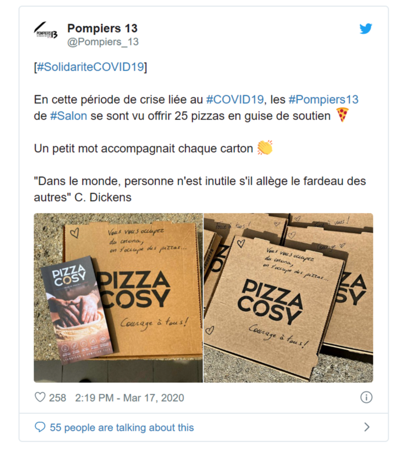 Pizza Cosy offre + de 2000 pizzas